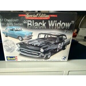 Revell Special Edition ‘57 Chevrolet 150 Utility Sedan Black Widow Model Kit